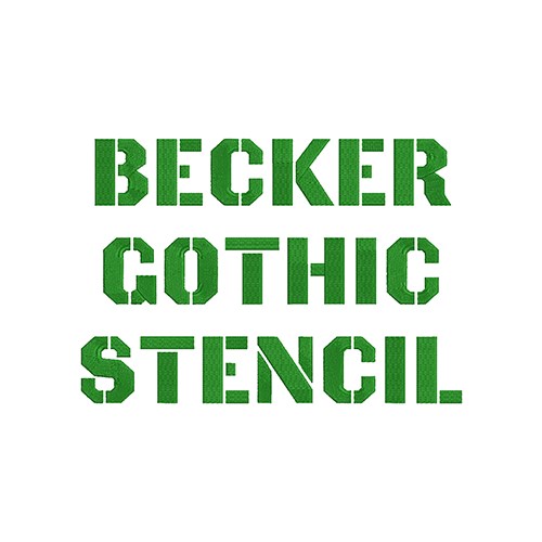 gothic lettering stencils