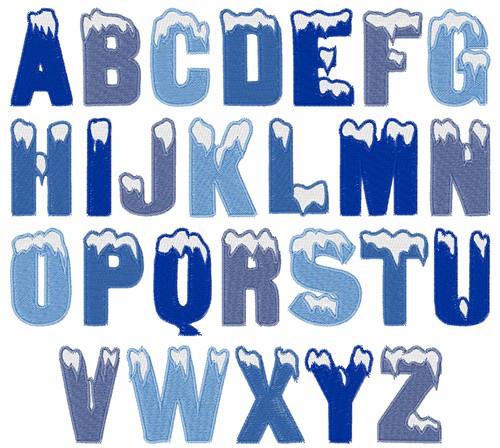 icicle letters font