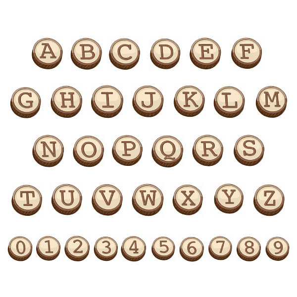 Typewriter Keys Font Embroidery Font AnnTheGran