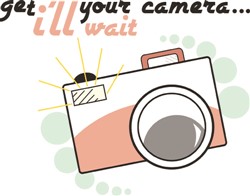 Ill Wait Vector Illustration | AnnTheGran.com