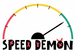 Speed Demons Vector Speed Demon Vector Illustration | AnnTheGran.com
