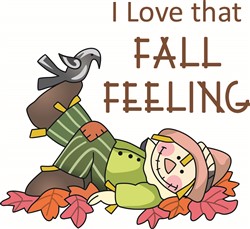 LOVE THAT FALL FEELING Vector Illustration | AnnTheGran.com