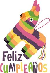 Donkey Piñata Feliz Cumpleanos Birthday Card – Seas and Peas