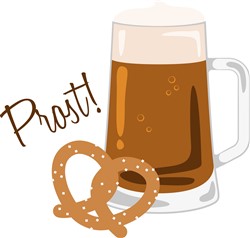 Prost Vector Illustration | AnnTheGran.com
