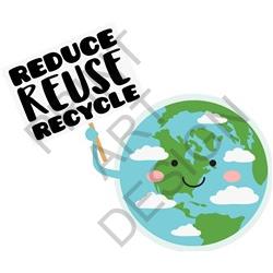 Reduce Reuse Recycle Vector Illustration | AnnTheGran.com