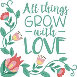 Grow With Love SVG file - SVG cut files.com