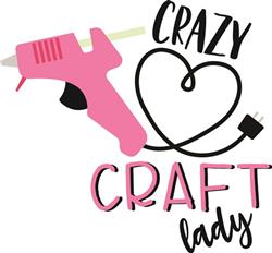 crafty SVG cut files - A girl and a glue gun