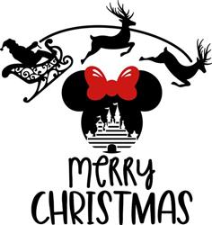 merry christmas minnie mouse