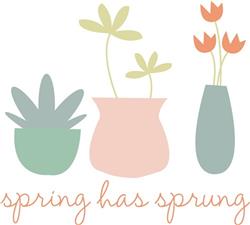 Spring Has Sprung Vector Illustration