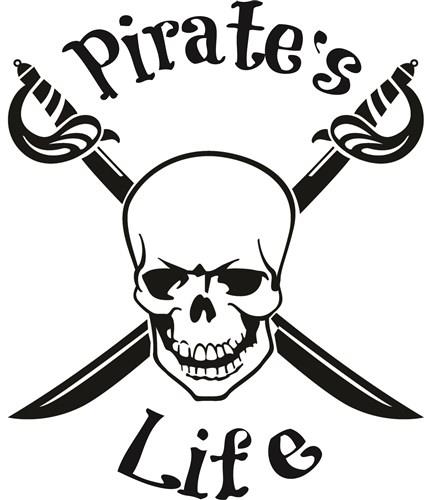 A Pirates Life for Me SVG Cut File Instant Download Pirate 