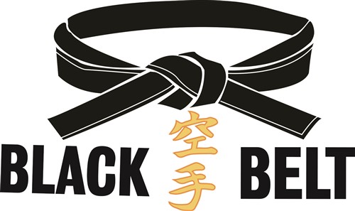 black belt vector