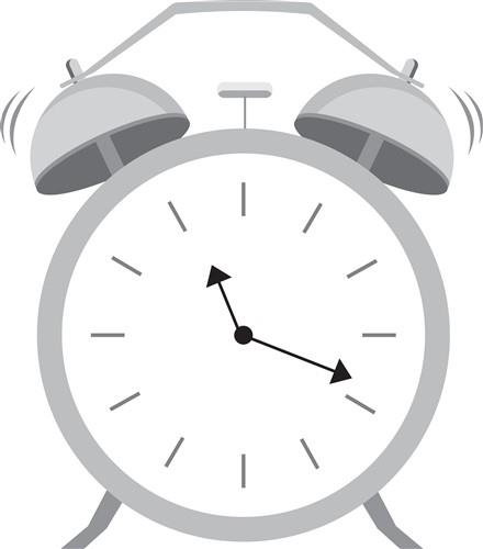 Alarm Clock 1 Cross Stitch Pattern PDF Graphic by