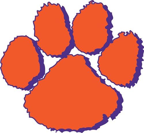 purple tiger paw logo