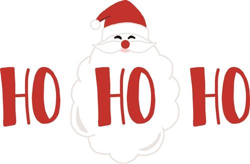 Christmas Ho Ho Santa Boots SVG