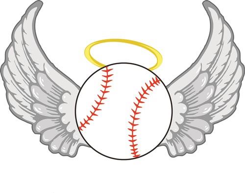 Angels Baseball Svg File 