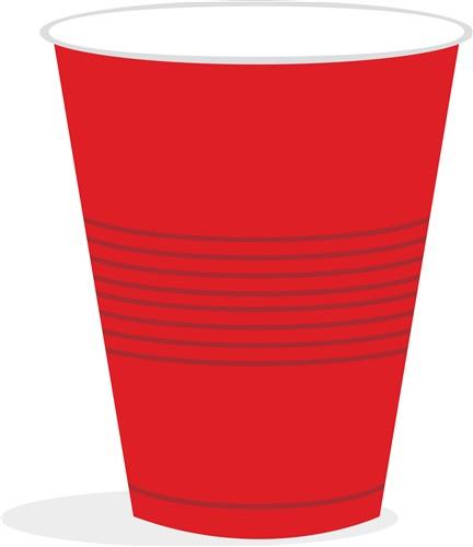 Red Solo Cup Icon Clipart Image Stock Vector (Royalty Free