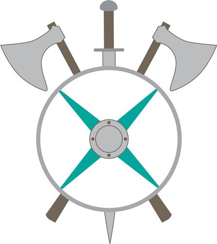 viking axe vector