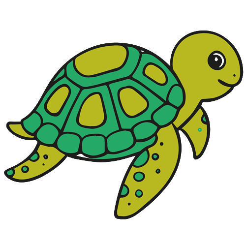 Turtle SVG, PNG, PDF, Layered Turtles SVG