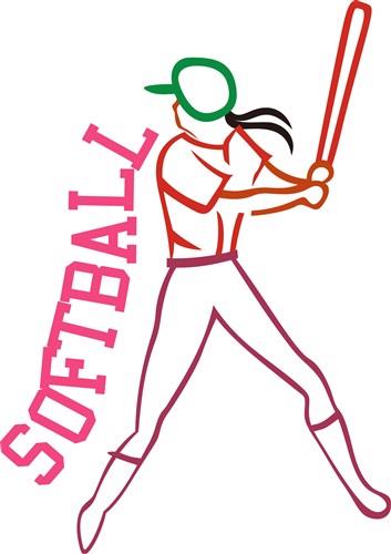 Softball Players Vector Digital Download Eps Pdf (Download Now) 