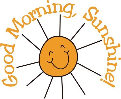 good morning sunshine clip art