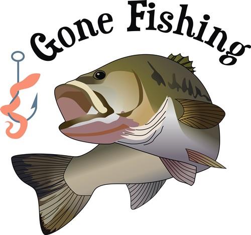 Premium Vector  Gone fishing inllustratin. alone fisher with