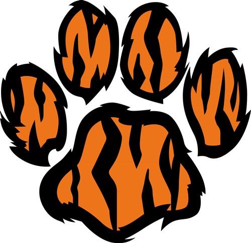 Large Tiger Paw Clipart