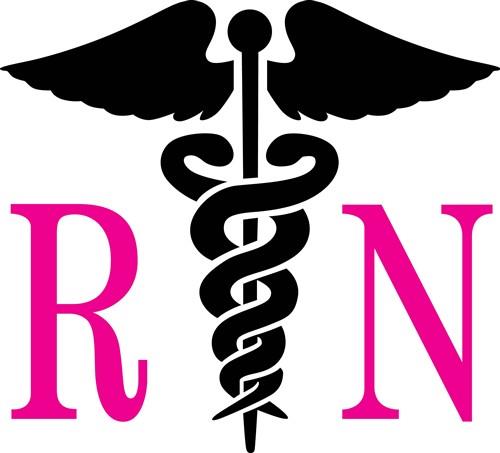 Nurse Symbol SVG File, Nurse Caduceus SVG, Nurse Logo, Nurse