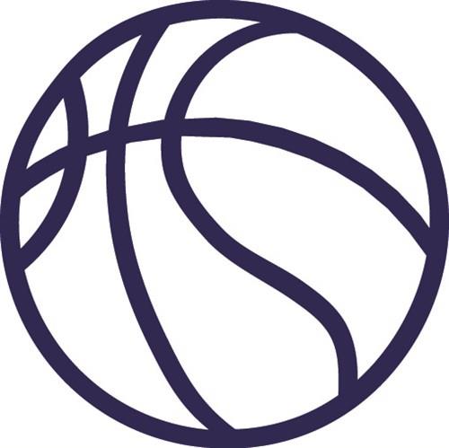 basketball outline image