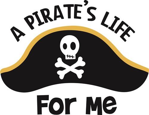 A Pirates Life for Me SVG Cut File Instant Download Pirate 