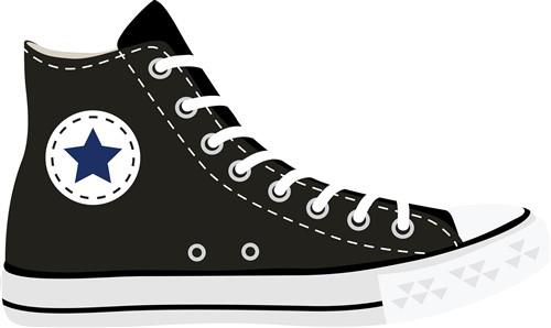 Converse Shoe Vector | AnnTheGran.com