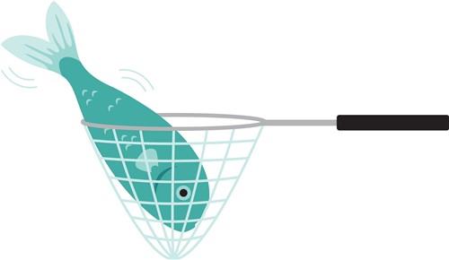 Fishing Net Vector Illustration