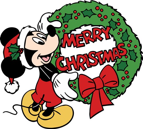 salvar Naturaleza sobrina Mickey Mouse Merry Christmas SVG file - SVG cut files.com | AnnTheGran.com