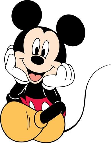 Mickey Mouse SVG cut file at