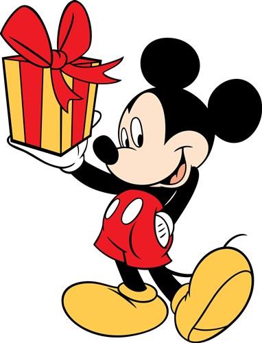 Mickey Mouse Christmas Gift SVG file - SVG cut files.com