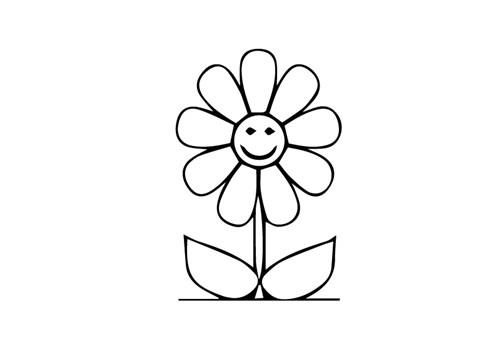 Happy Face Flower SVG PNG JPG Flower Smile Face Flower 