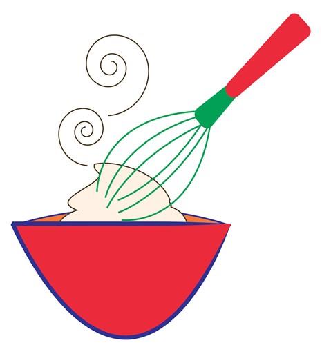 Mixing Bowls Applique Machine Embroidery Design-instant DOWNLOAD