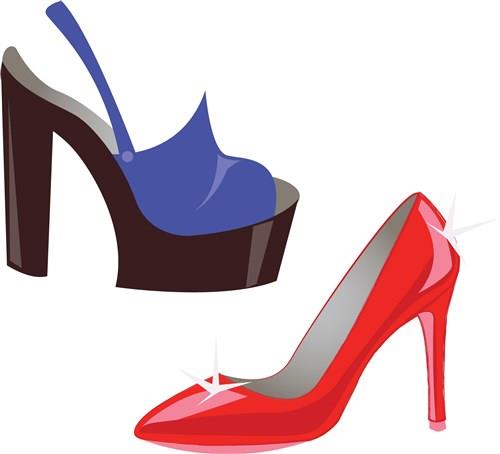 Red High Heel SVG Design