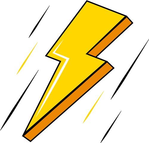 lightning bolts clip art