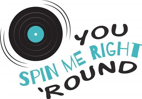 You Spin Me Right Round Grafik Von minaraartbd22 · Creative Fabrica