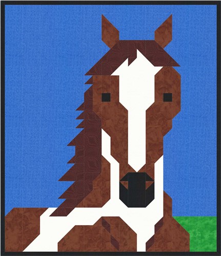 2 Beginner Cross Stitch Kits - 2 Horse Faces - My First Kit from