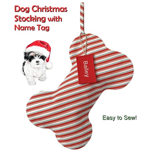 Christmas Patterns Name Tags