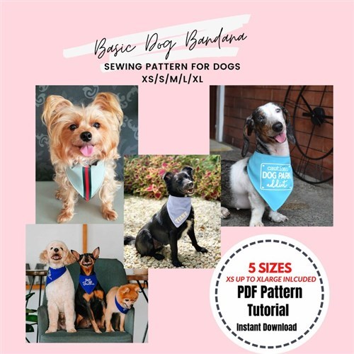Dog Pajamas Pattern Size M Sewing Pattern Dog Clothing 