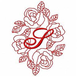 Rose sketch redwork machine embroidery design - Machine Embroidery Geek