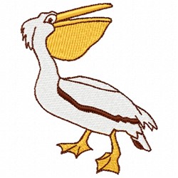 Free Pelican Embroidery Design | AnnTheGran