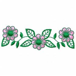 Mascot Hardware Non-Slip Rubber back Floral Border Design 28x18