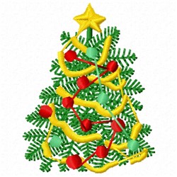 Free Christmas Tree Embroidery Design | AnnTheGran