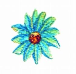 Daisy Button Embroidery Design