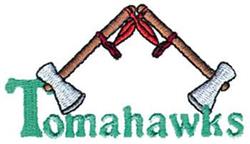 Tomahawk Embroidery Design