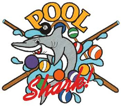 Download Pool Shark Embroidery Design Annthegran Com