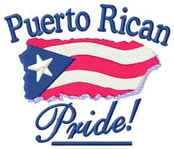 Puerto Rican Pride Embroidery Design Annthegran Com